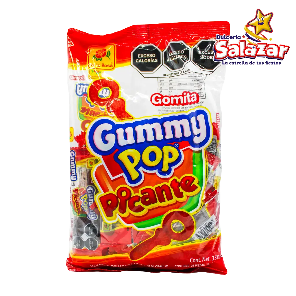 GOMA  GUMMY POP PICANTE DLR -B.325GR- "C/21/25"