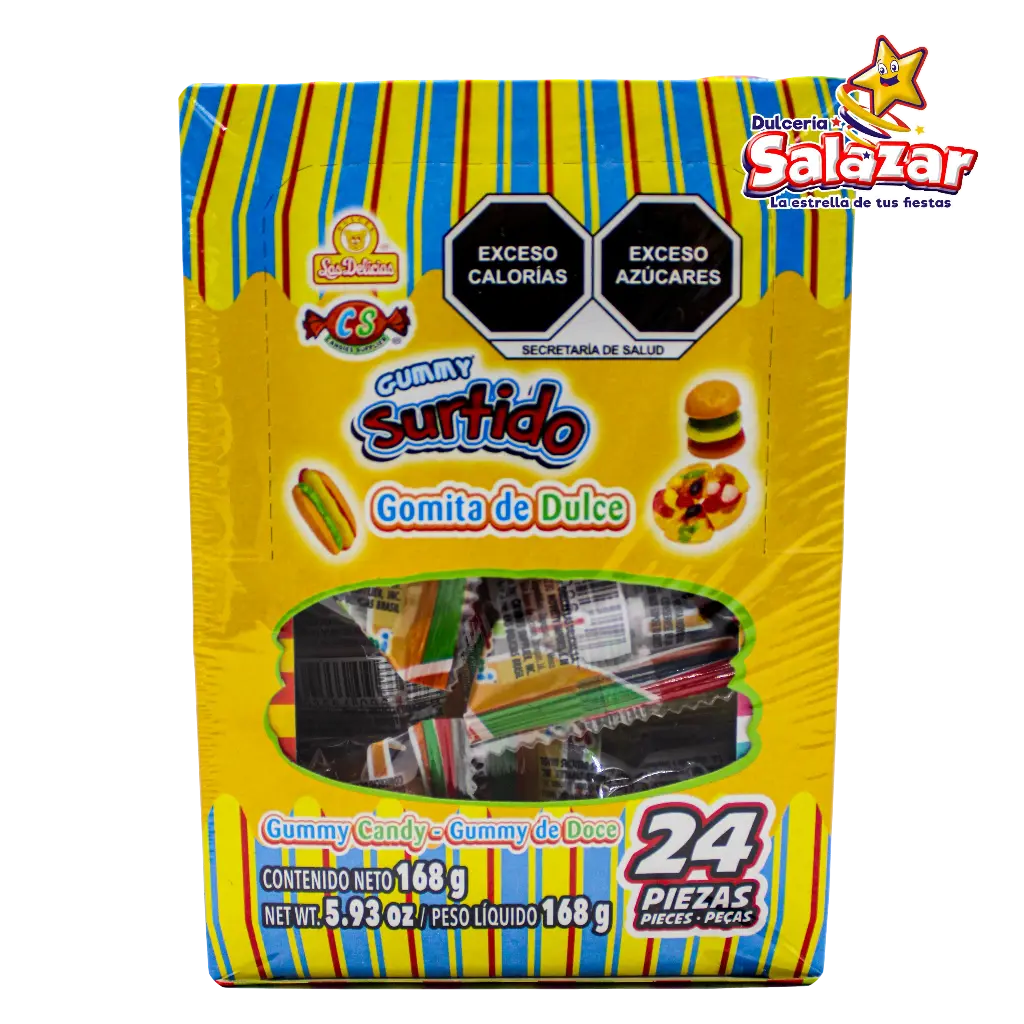 [DEL0434] GUMMY SURTIDO  LAS DELICIAS -D.192G- "C/12/24"