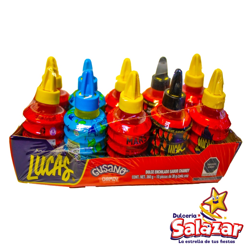 GUSANO SURTIDO LUCAS -D.360G- "C/30/10"