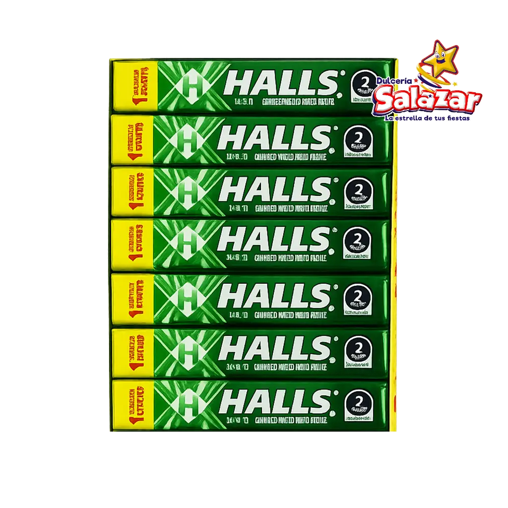 [ADA0058] HALLS ONE SHOT YERBABUENA 28G -D.588GR- "C/30/21"