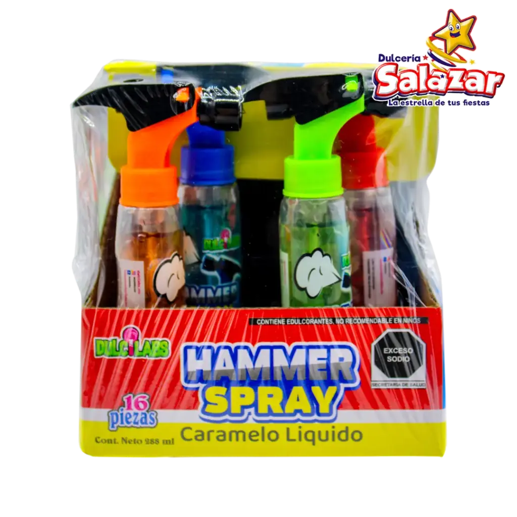 GOTERO LIQUIDO HAMMER SPRAY  TINAJITA -D.16PZ - "C/30/16"