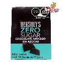 HERSHEY DARK BARRA ZERO CHOCOLATE -D.170G- "C/6/10"