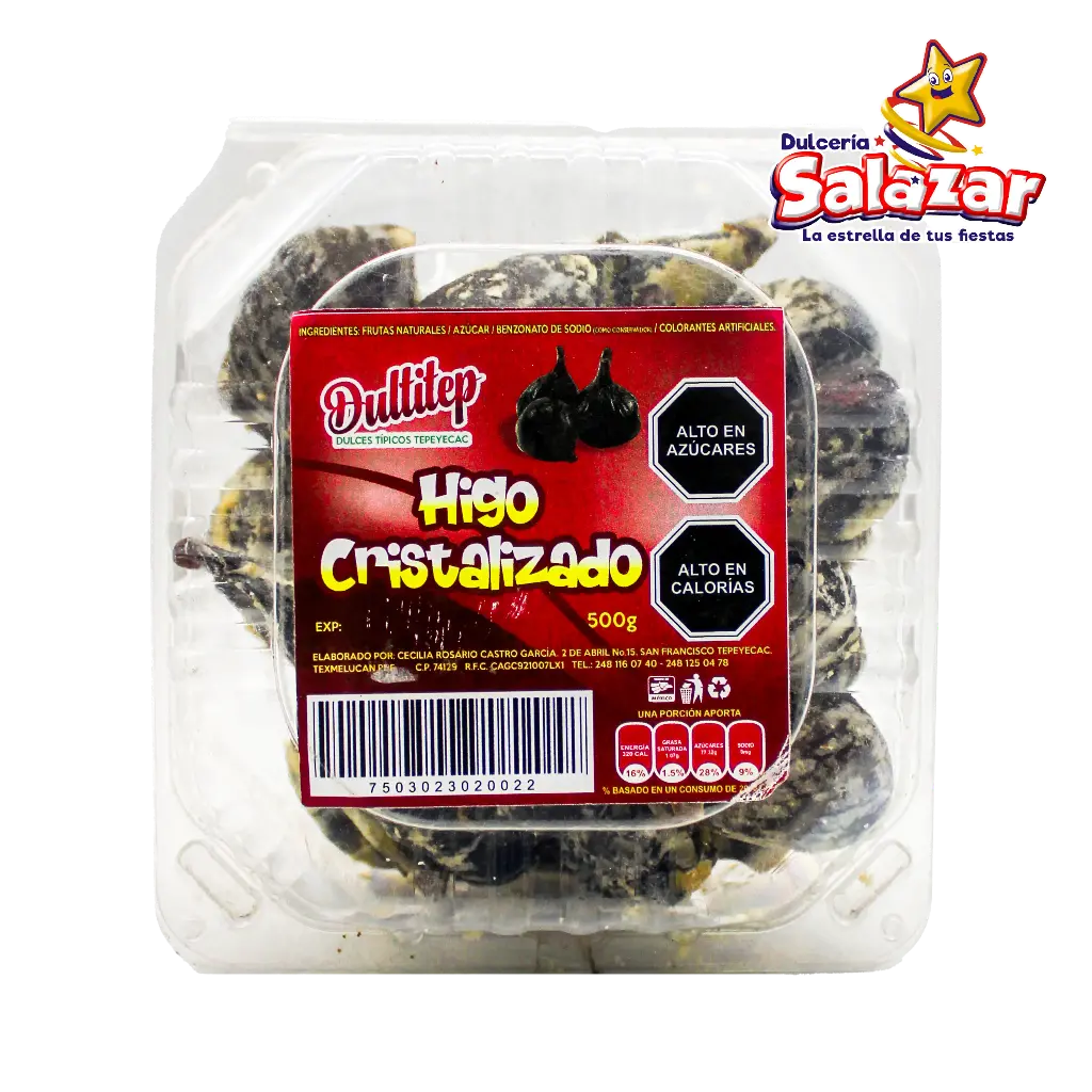 HIGO CRISTALIZADO DULTITEP -E.500G- "C/18/1"