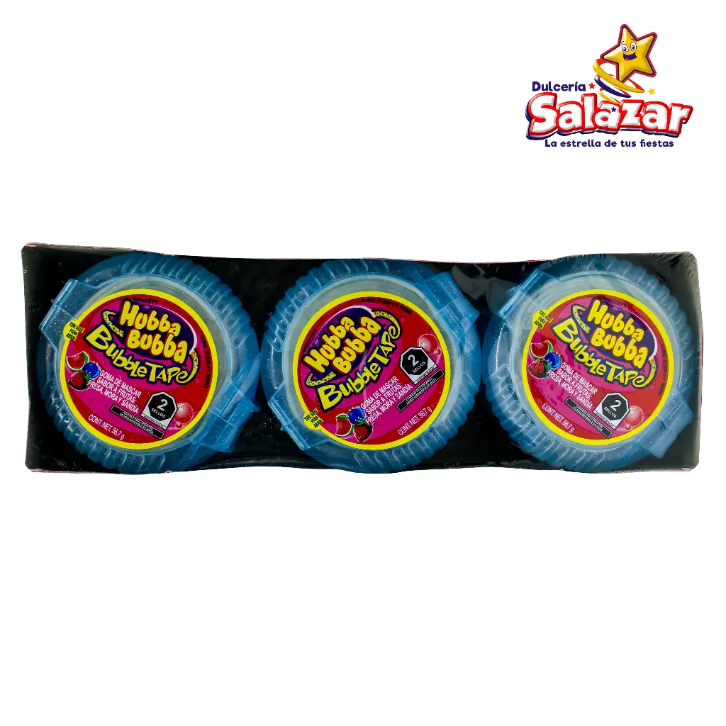 HUBBA BUBBA FRUTAS,FRESA,MORA,SANDIA -D.340.2G- "C/24/6"