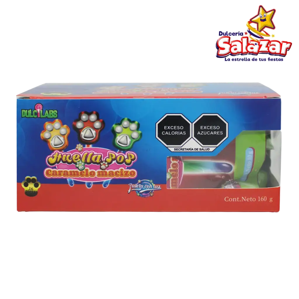 [TIN0424] CARAMELO HUELLA POP TINAJITA -D.160GR - "C/30/16"