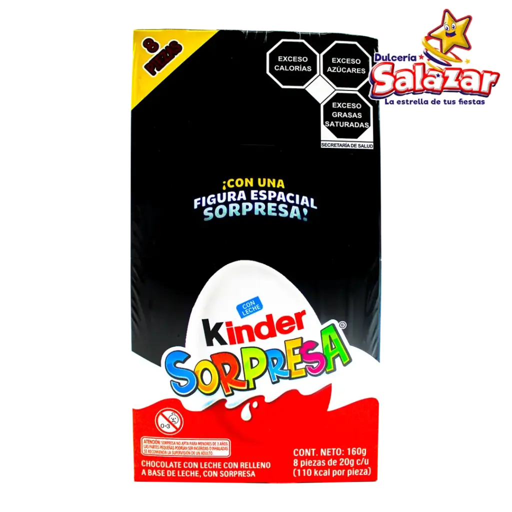 HUEVITO KINDER SORPRESA T8 -D.160G- "C/12/8"