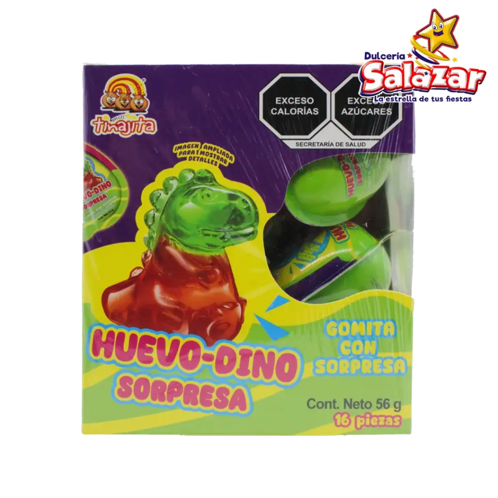 [TIN0427] HUEVO DINO SORPRESA TINAJITA 56GR -D.896GR - "C/30/16"