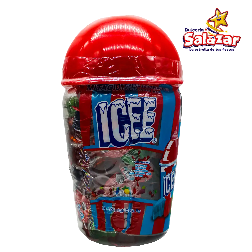 [BON0382] IMITACION GELATINA C/AZUCAR ICEE G02921 "C/6/100"