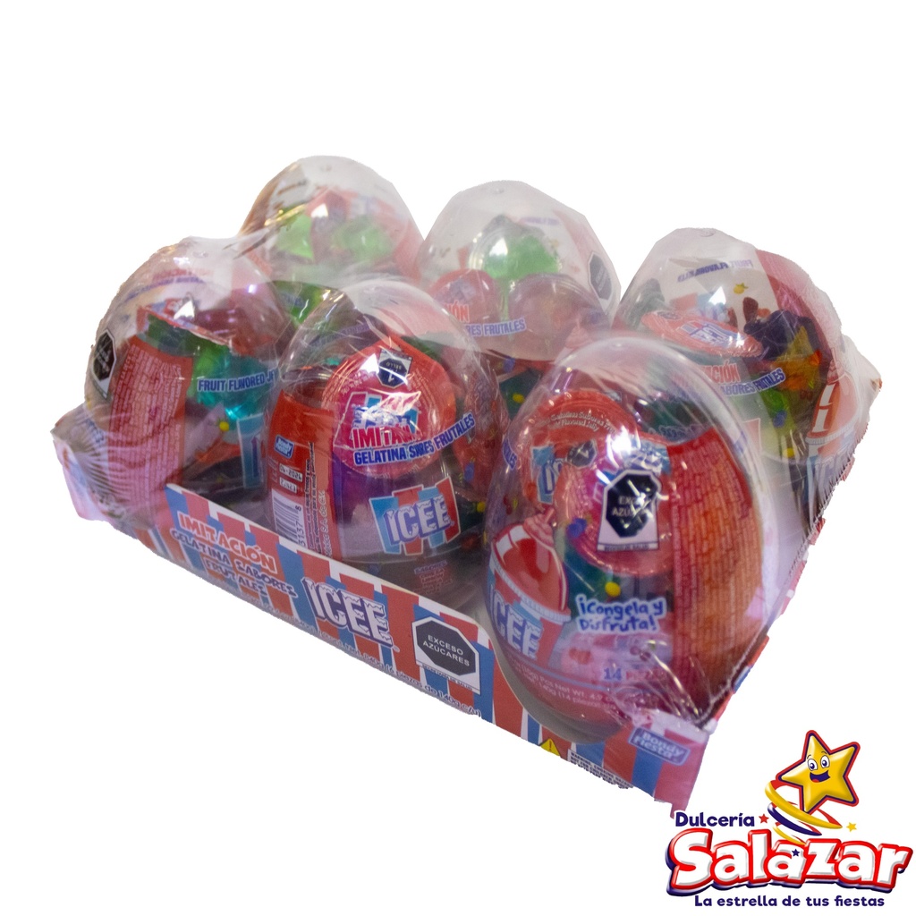 IMITACION GELATINA MEGA HUEVO ICEE -D.840GR- "C/12/6"