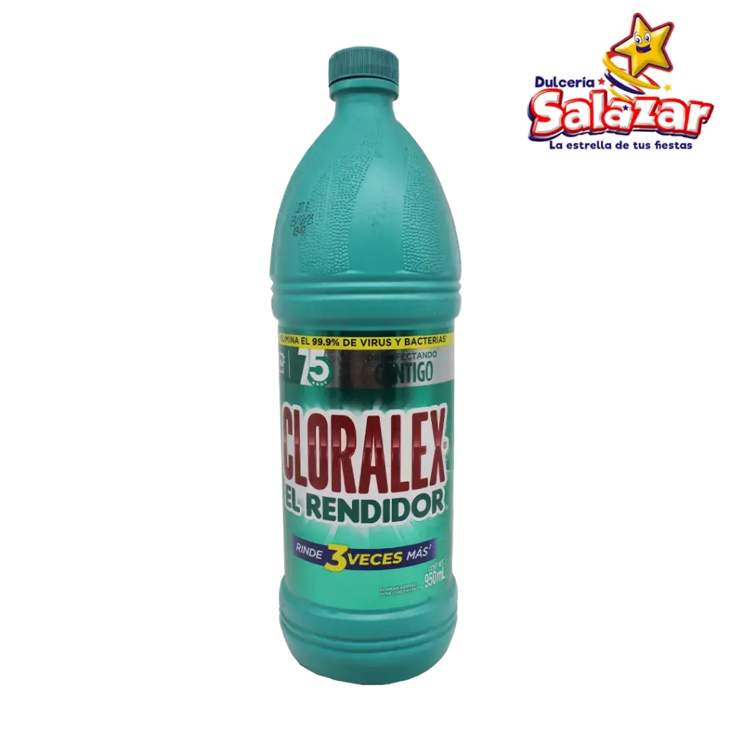 [ABARROTE0004] CLORALEX REGULAR -BOT.950ML- "C/12/1" 