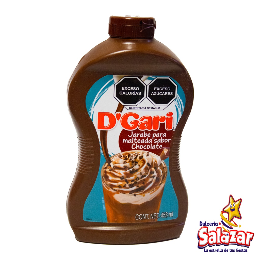 JARABE CHOCO MALTEADA D'GARI -BOT.453ML- "C/12/1"