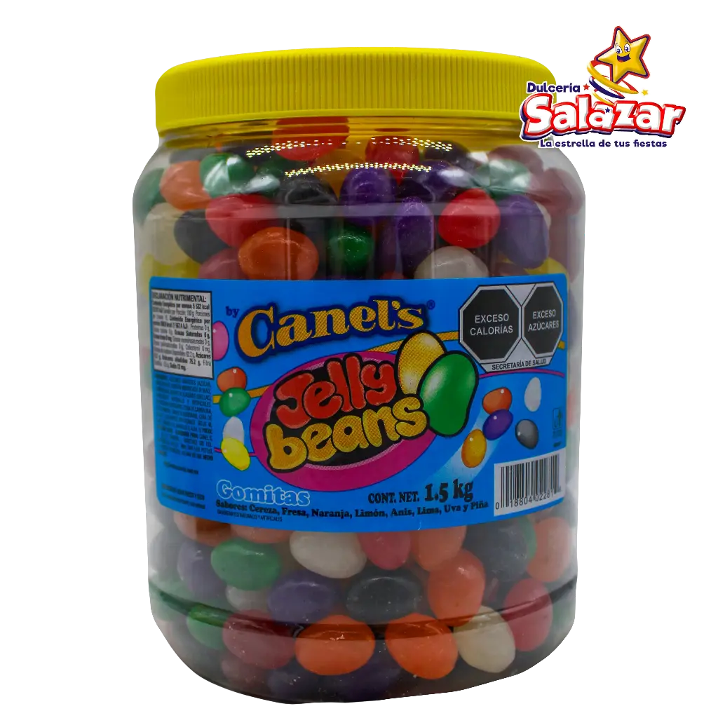 [CAN0034] JELLY BEANS FRIJOL SURTIDO CANELS -V.1.5KG- "C/8/1"