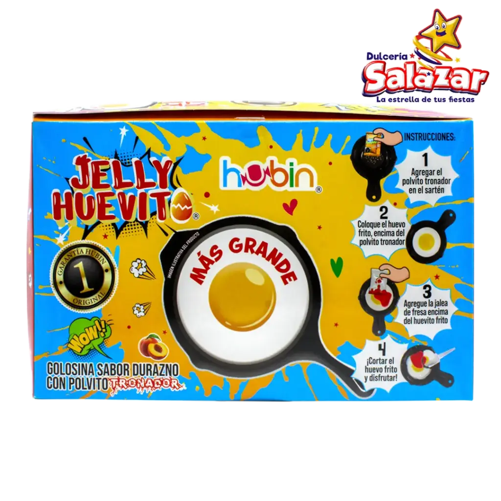 JELLY HUEVITO 20GR HUBIN -D.240GR-"C/8/12"