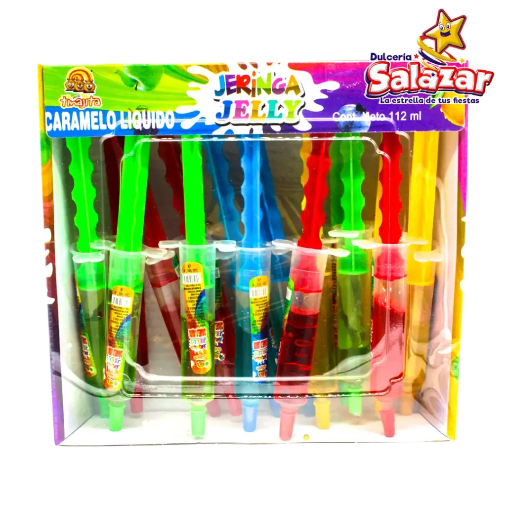 [TIN0025] JERINGA JELLY CARAMELO LIQUIDO TINAJITA -D.112G- "C/30/16"