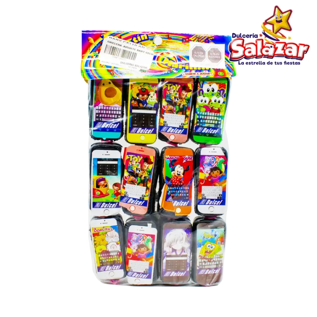 [CONFI0022] CHICLERA JUGUETE BABY CELULAR -B.12'P.- "C/60/12"