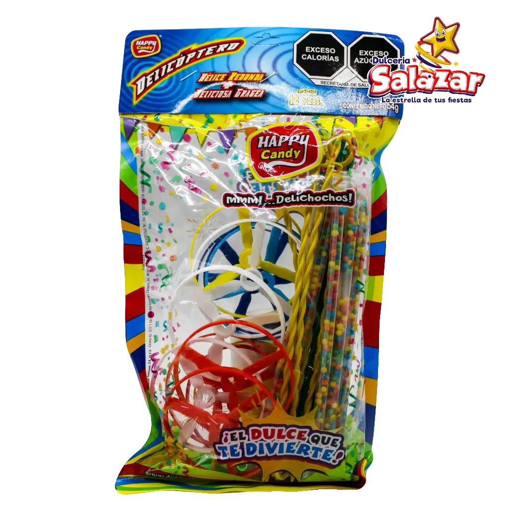 [DEL0064] JUGUETE DELICOPTERO HAPPY CANDY -B.54G- "C/18/12"
