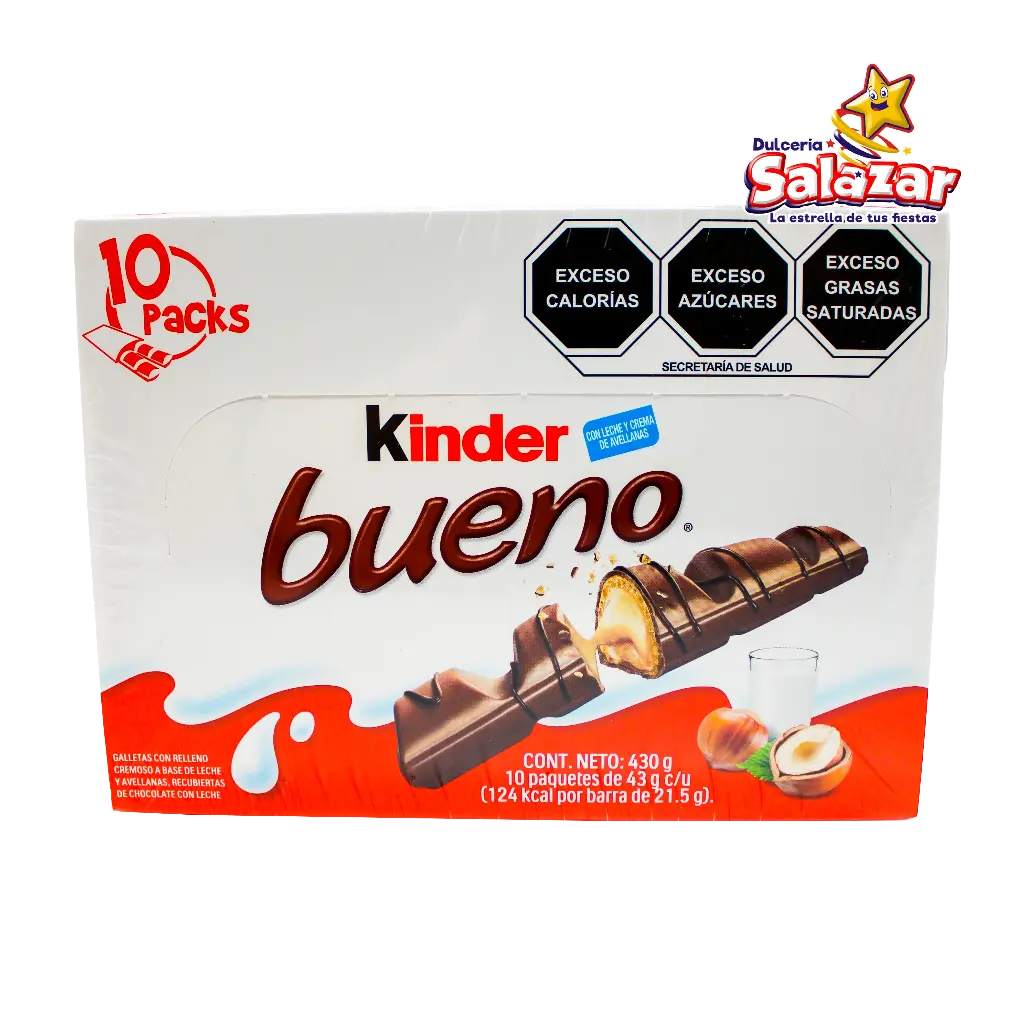 KINDER BUENO T10 FERRERO -D.430G- "C/12/10"