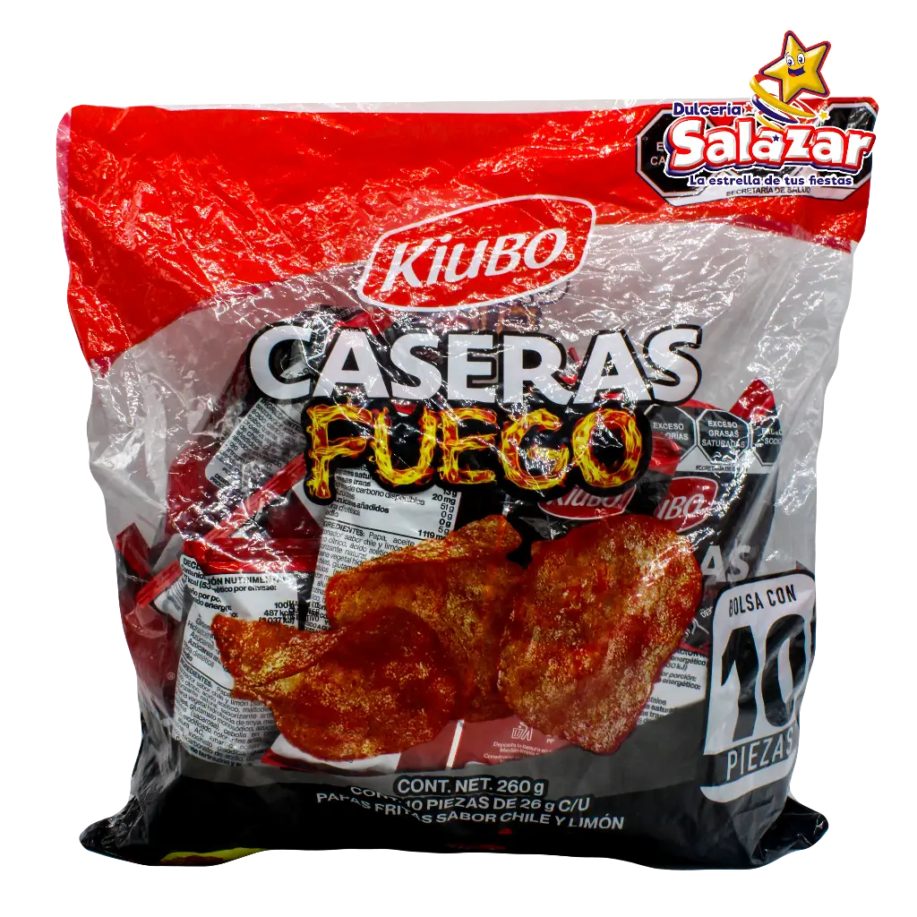 KIUBO PAPAS CASERAS FUEGO -B.280G- "C/10/10"