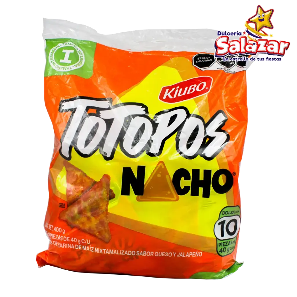 [GON0025] KIUBO TOTOPOS NACHOS -B.400G. "C/8/10"