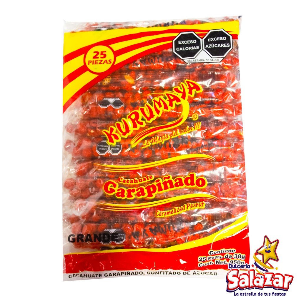 KURUMAYA GARAPIÑADO TUBO GRANDE -B.950G- "C/20/25"