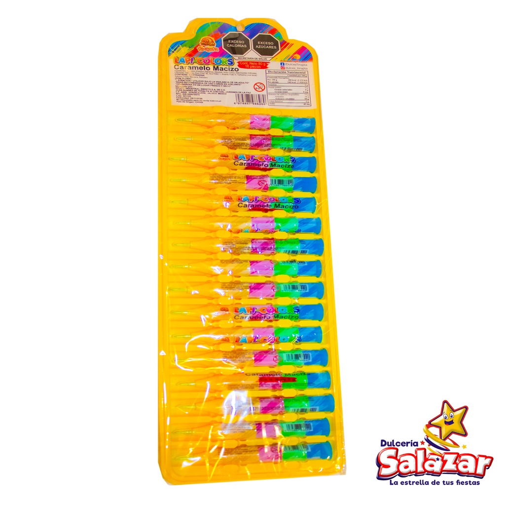 [TIN0073] LAPI COLORS -D.80G-"C/30/16"