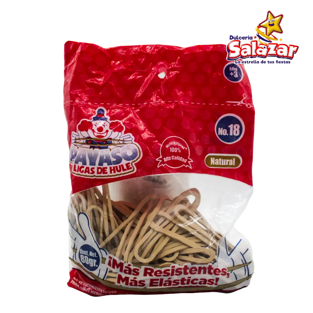 [SEL0063] LIGA NATURAL #18 PAYASO -B.80GR- "C/130/80G"