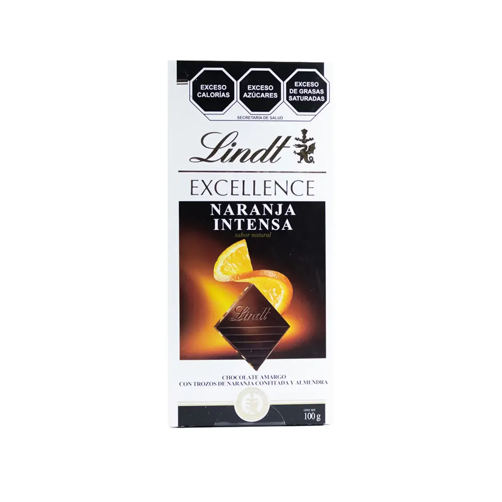 LINDT EXCELLENCE NARANJA INTENSA AMARGO -D.100G- "C/12/1"
