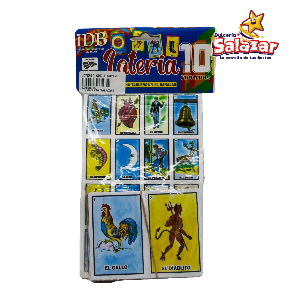 LOTERIA GRANDE P.10 CARTAS -D.10P- "C/150/1"