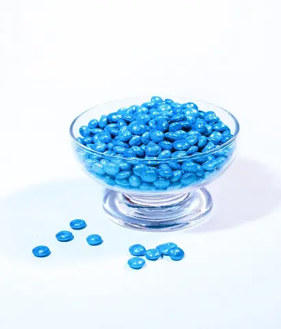 [TRU0227] LUNETA DIAMANTADA AZUL CELESTE X KILO AG "C/10/1"