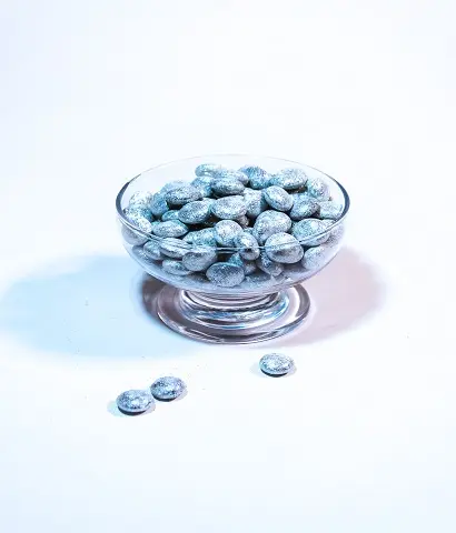 LUNETA DIAMANTADA PLATA TORNASOL X KILO "C/10/1"