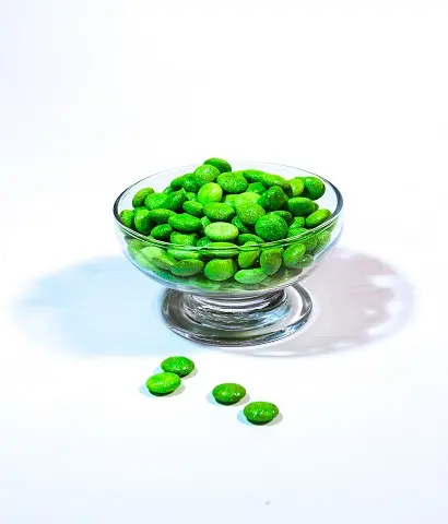 LUNETA DIAMANTADA VERDE NEON X KILO AGRA "C/10/1"
