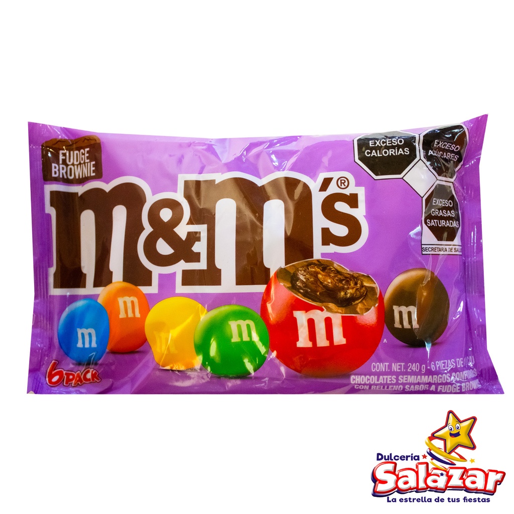 [EFF0063] M&M BROWNIE SIX PACK -B.240G- "C/24/1"