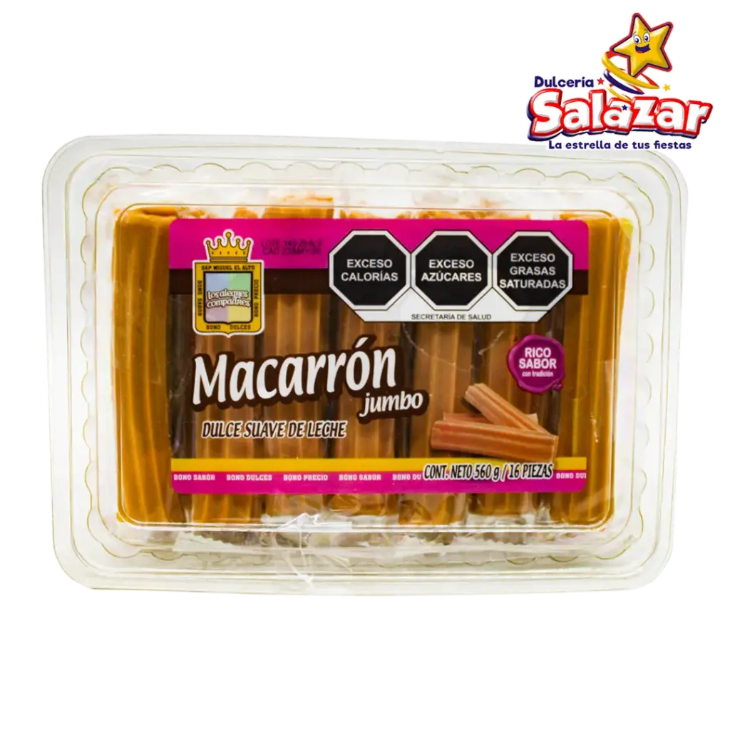 [FAP0038] MACARRON JUMBO ALEGRES COMPRADRES PROVID -E.560G- "C/12/16"