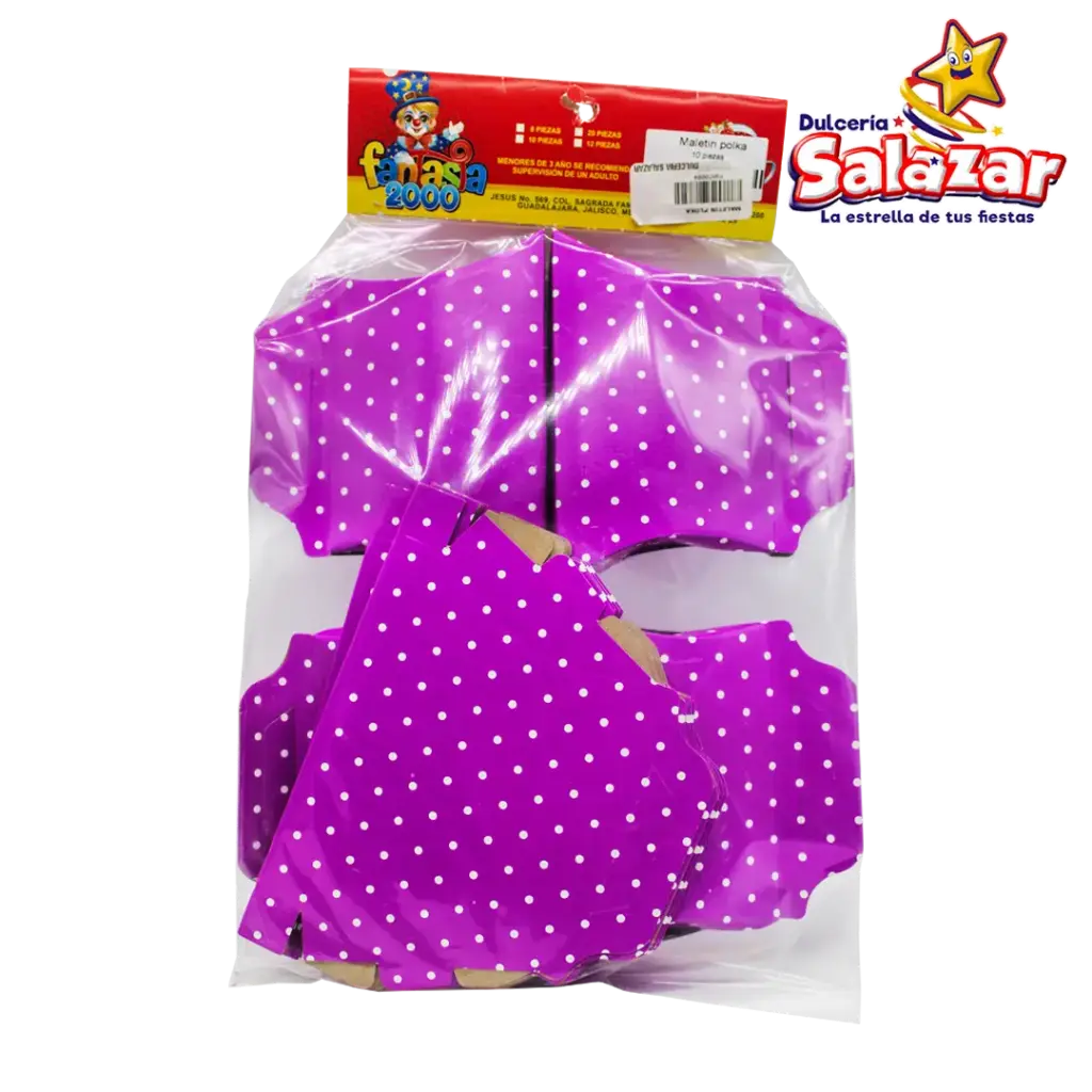 [FANT0004] MALETIN POLKA DOTS -B.10PZA- "C/1/1"