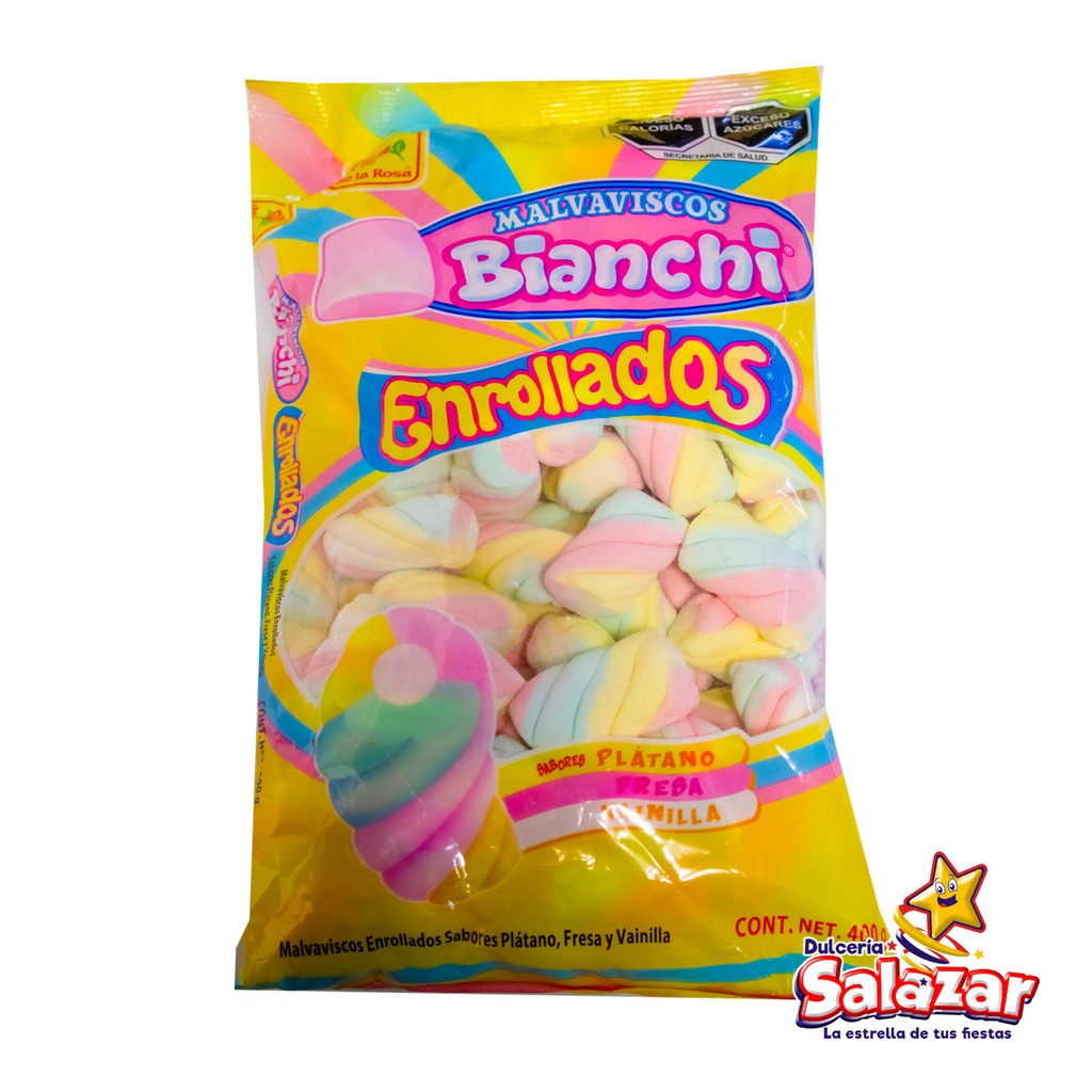 [ROS0352] MALVAVISCO BIANCHI ENROLLADOS DLR -B.400GR- "C/15/400"