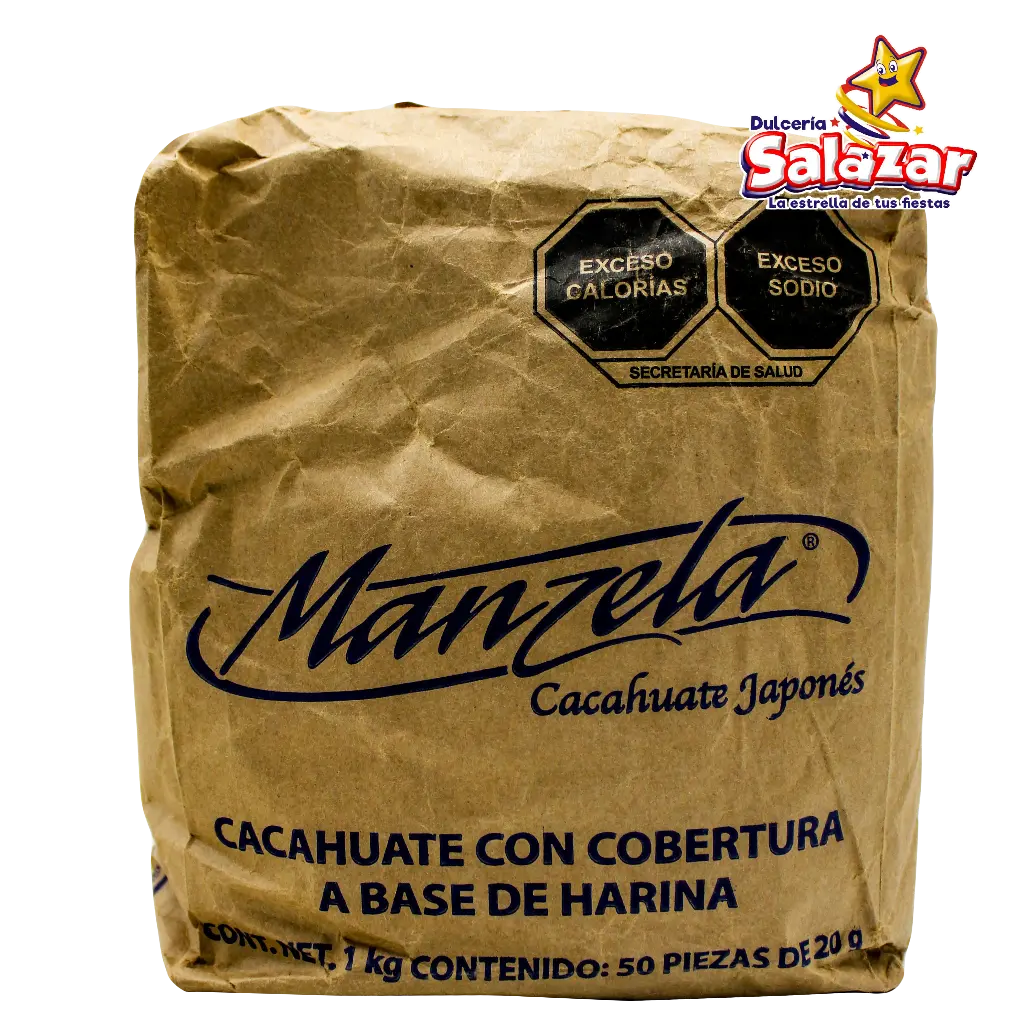 [MAN0001] MANZELA 20GR CACAHUATE -B.1KG- "C/25/50"