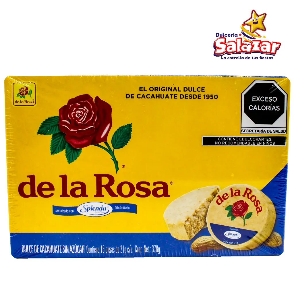 MAZAPAN DE LA ROSA SIN AZUCAR -D.378GR- "C/24/18"