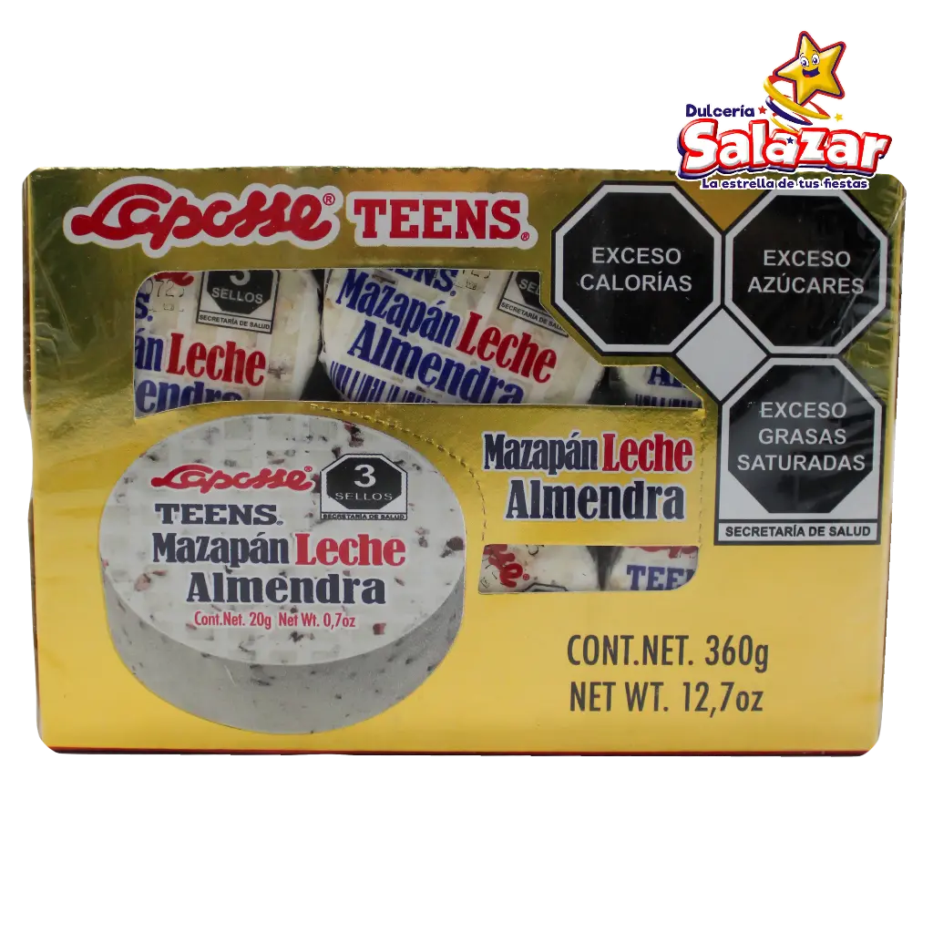 MAZAPAN LAPOSSE LECHE/ALMENDRA -D.360G- "C/10/18"