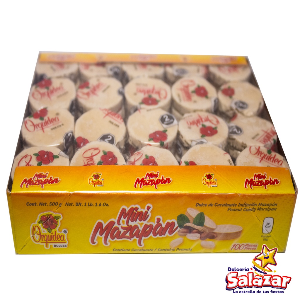 [ORQ0002] MAZAPAN ORQUIDEA MINI -D.500G- "C/30/100"