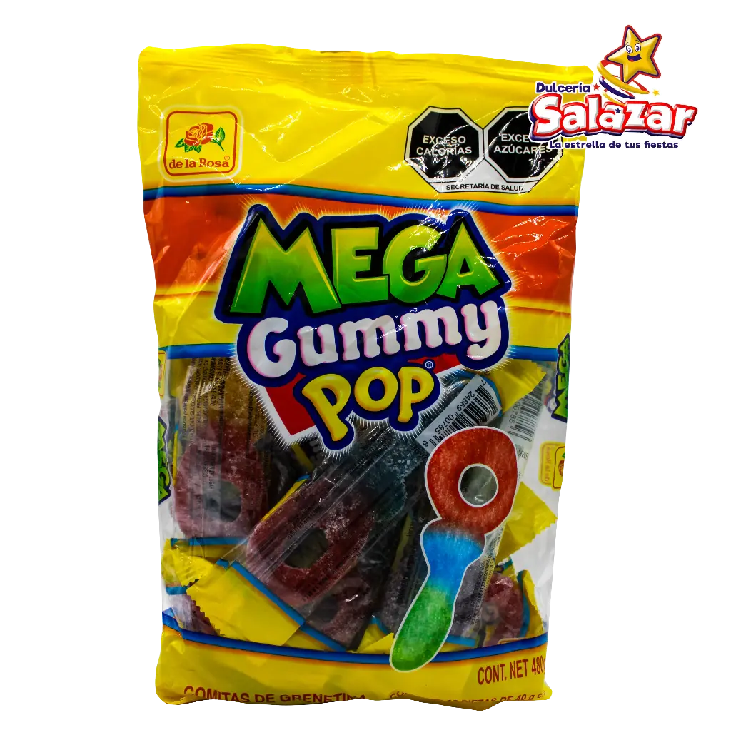 MEGA GUMMY POP 45GRS  DLR -B.540GR- "C/16/12"