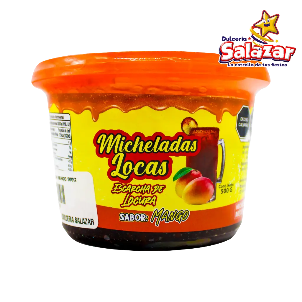 MICHELADAS LOCAS SABOR MANGO CHILE -BOT.500G- "C/18/1"