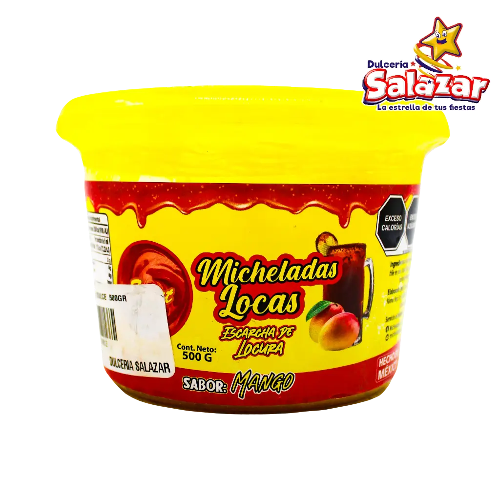 [ART0012] MICHELADAS LOCAS SABOR MANGO DULCE -BOT.500G- "C/18/1"