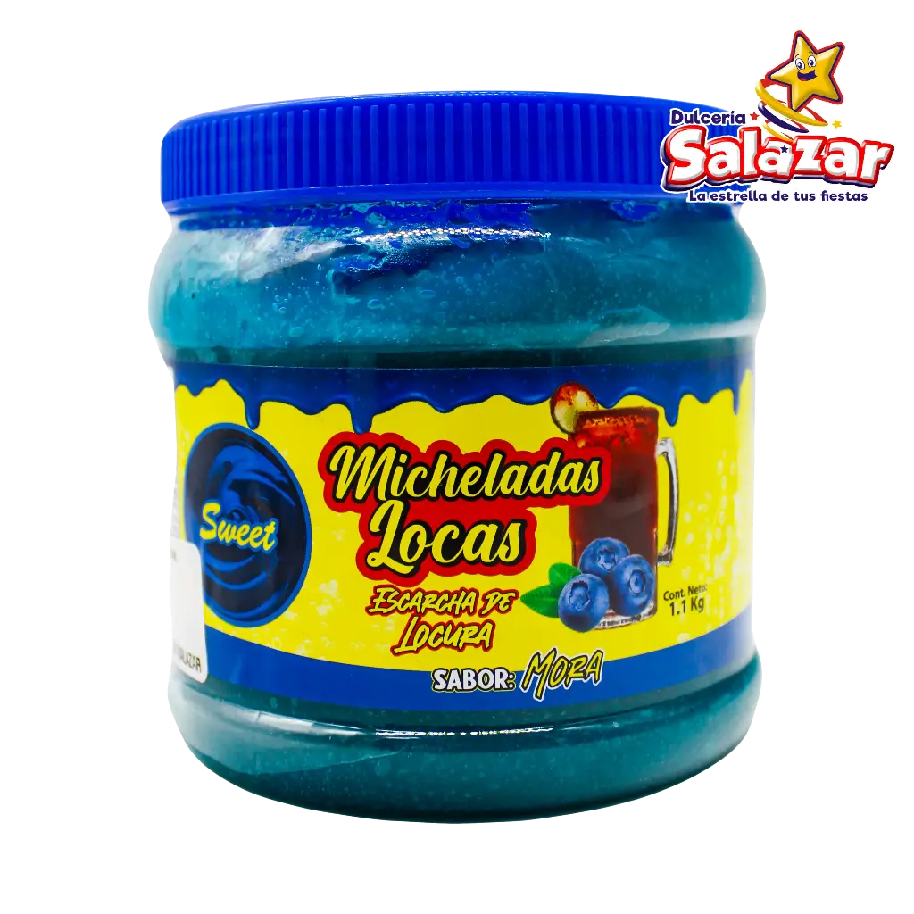 [ART0003] MICHELADAS LOCAS SABOR MORA -BOT.1.1KG- "C/12/1"