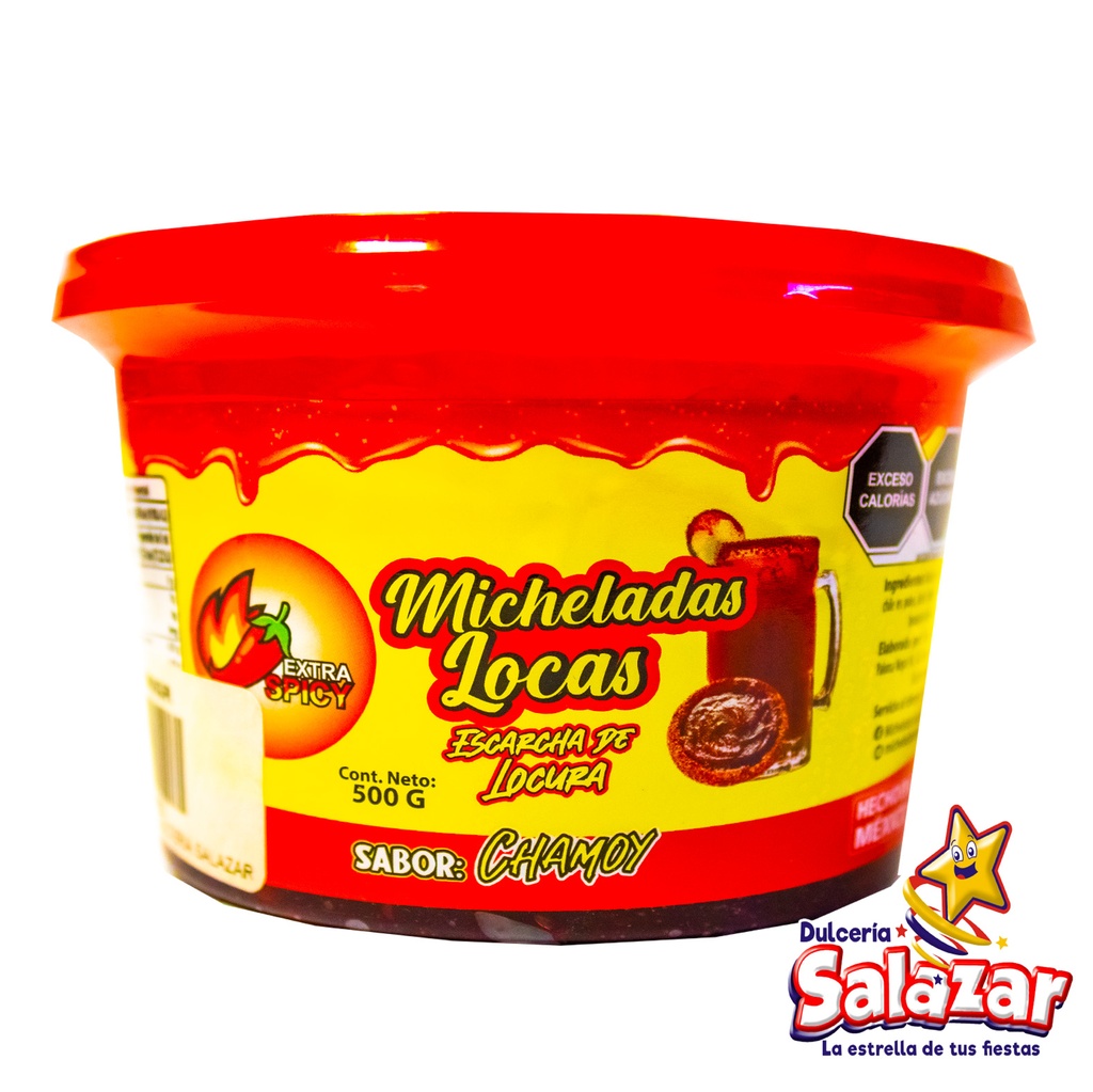 [ART0023] MICHELADAS LOCAS SABRO CHAMOY -BOT.500G- "C/18/1"
