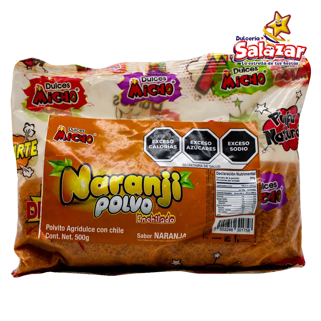 [MIC0019] MICHO POLVO ENCHILADO SURTIDO -B.500G- "C/20/1"