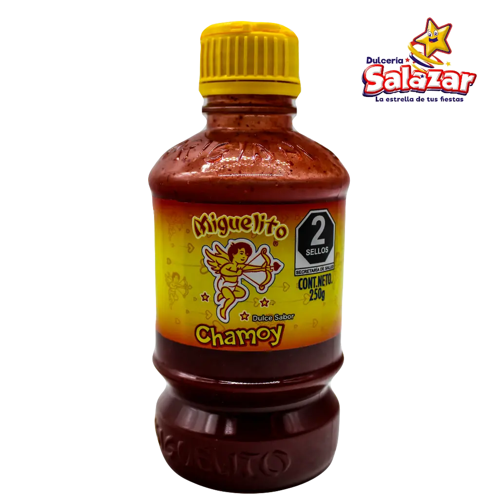 [MIG0066] MIGUELITO CHAMOY LIQUIDO BOTELLA -BOT.250ML- "C/48/1"