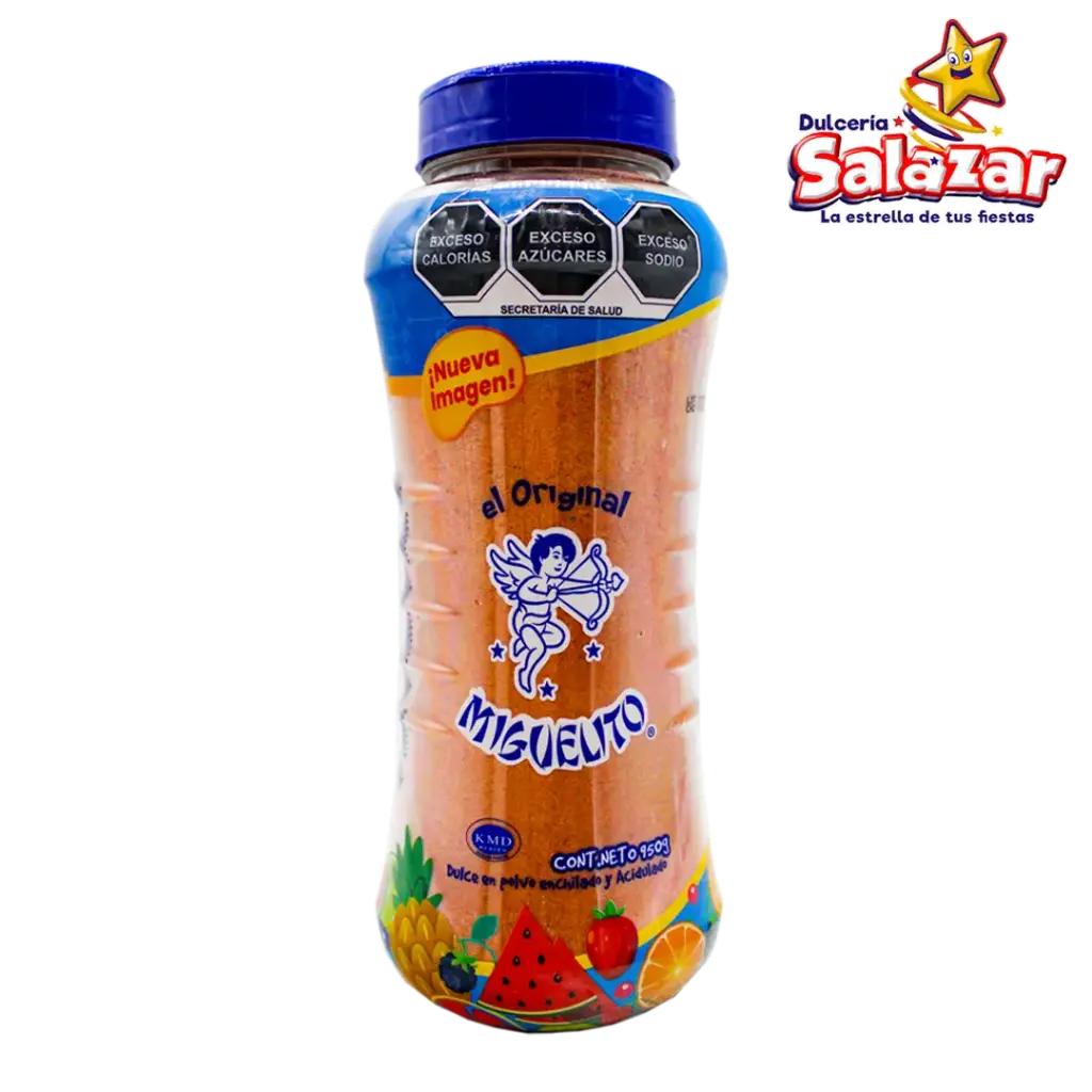 [MIG0057] MIGUELITO CHAMOY POLVO TARRO TAPA AZUL -BOT.950G- "C/12/1"