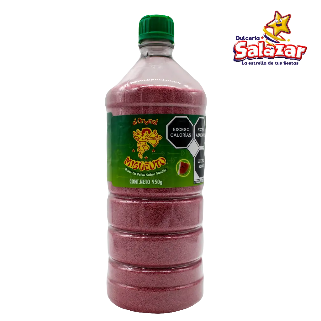 [MIG0054] MIGUELITO SABORES POLVO BOTELLA -BOT.950G- "C/12/1"
