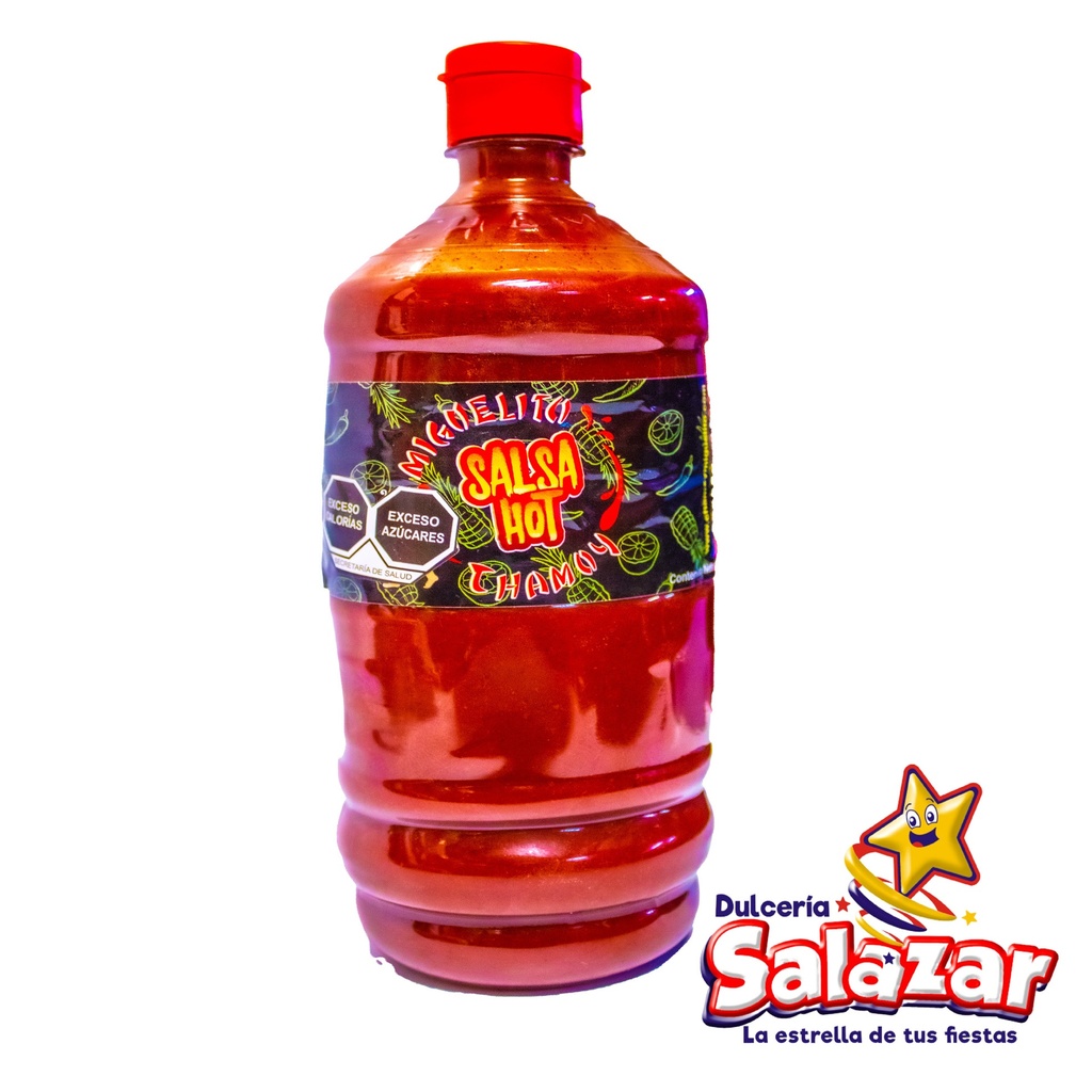 MIGUELITO SALSA HOT -B.980ML- "C/12/1"