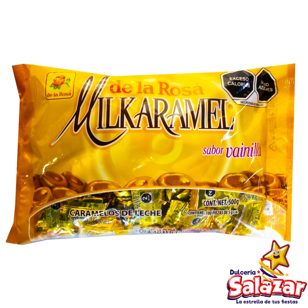 [ROS0333] MILKARAMEL VAINILLA DLR -B.500GR- "C/24/100"